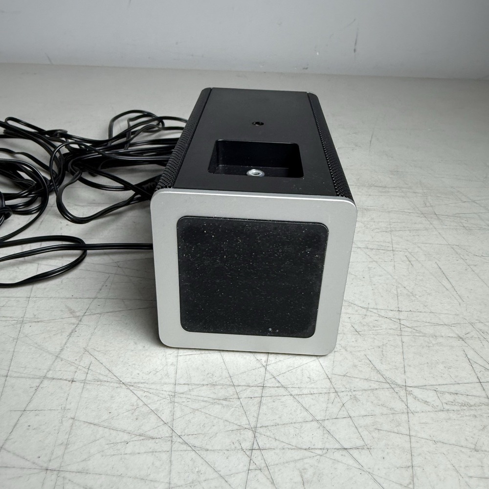 VIZIO Wired Satellite Speakers Black Silver Rectangular with Speaker Wire - Picture 7 of 9